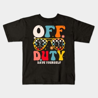 Off Duty Save Yourself Kids T-Shirt